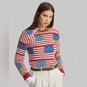 Polo Ralph Lauren | rare patchwork flag cotton jumper sweater new without tags